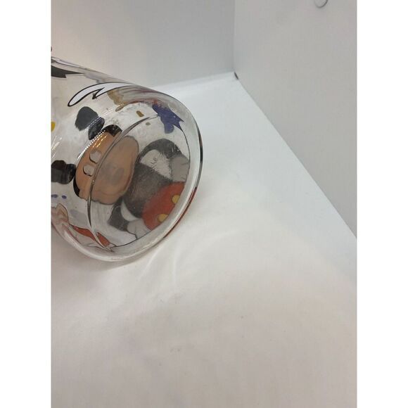 Disney Anchor Hocking Glass JarNO LID Goodies Candy Cookie Mickey Minnie Donald - Picture 3 of 10